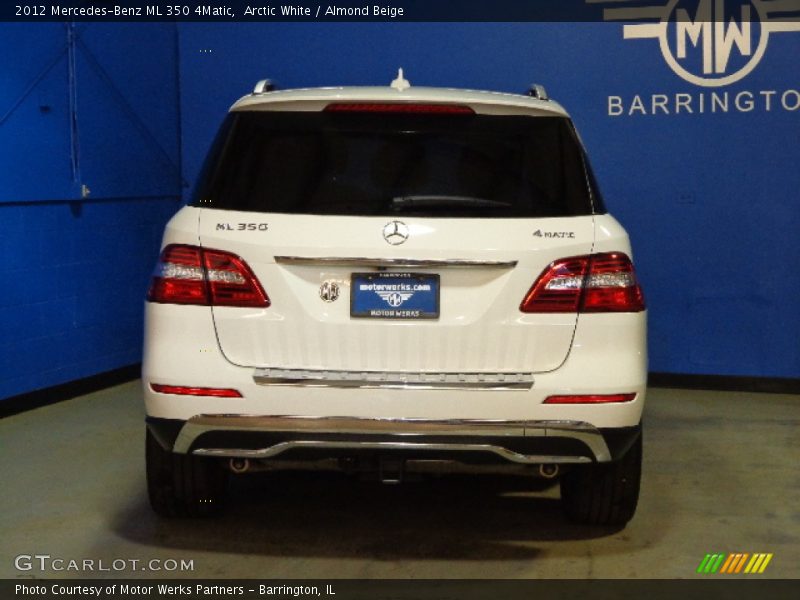 Arctic White / Almond Beige 2012 Mercedes-Benz ML 350 4Matic