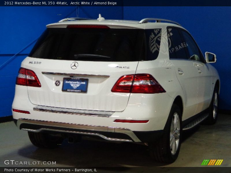 Arctic White / Almond Beige 2012 Mercedes-Benz ML 350 4Matic