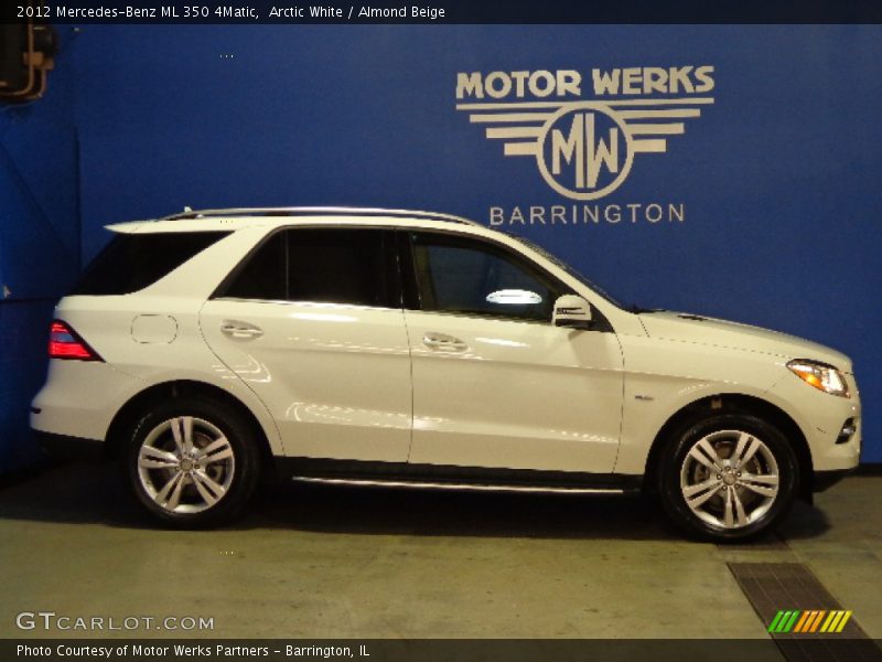 Arctic White / Almond Beige 2012 Mercedes-Benz ML 350 4Matic