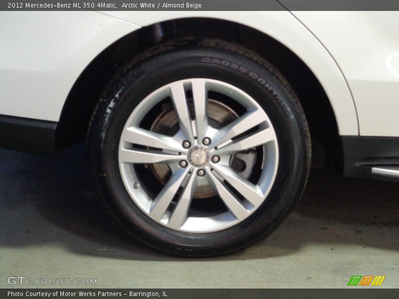Arctic White / Almond Beige 2012 Mercedes-Benz ML 350 4Matic