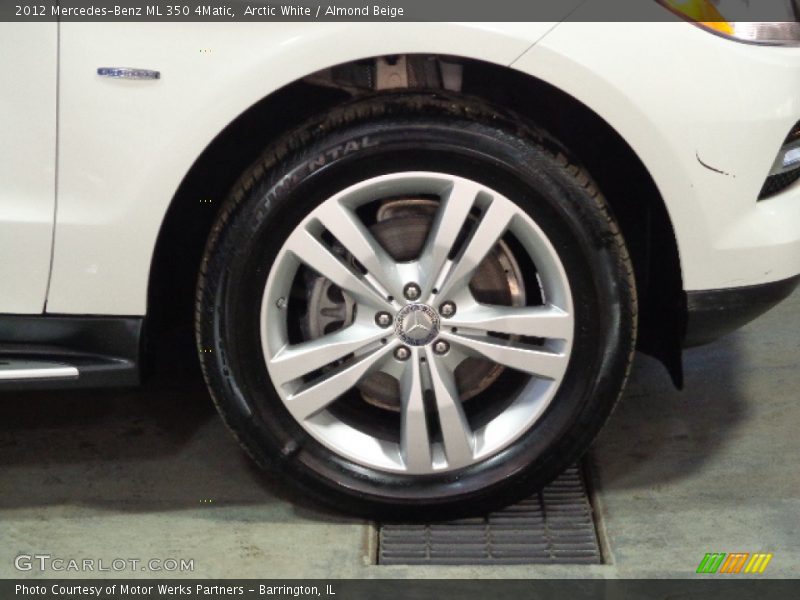 Arctic White / Almond Beige 2012 Mercedes-Benz ML 350 4Matic