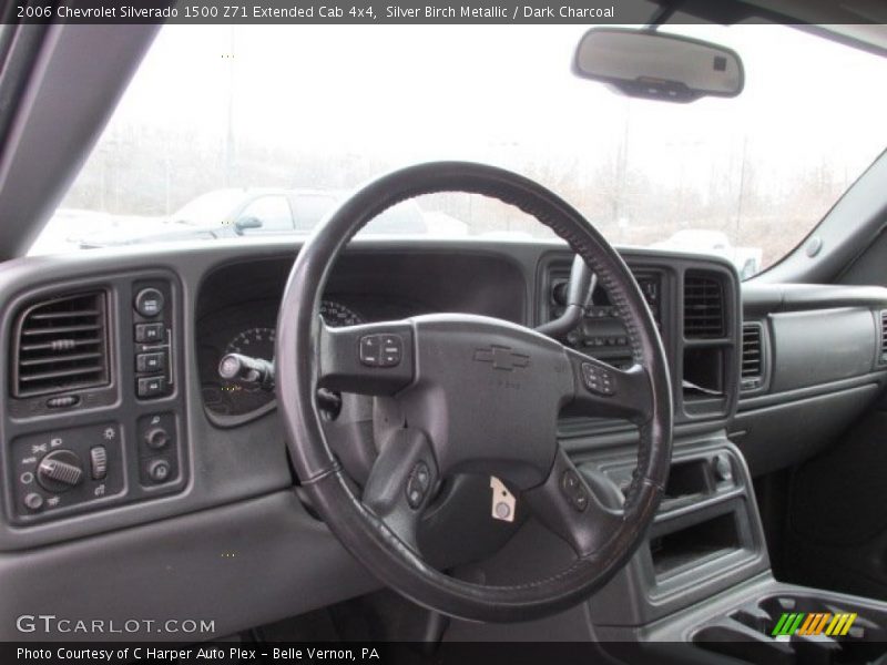 Silver Birch Metallic / Dark Charcoal 2006 Chevrolet Silverado 1500 Z71 Extended Cab 4x4