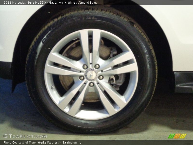 Arctic White / Almond Beige 2012 Mercedes-Benz ML 350 4Matic