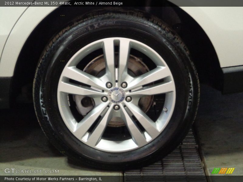 Arctic White / Almond Beige 2012 Mercedes-Benz ML 350 4Matic