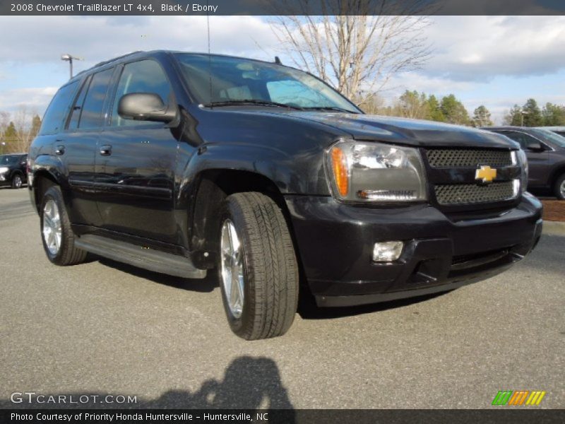 Black / Ebony 2008 Chevrolet TrailBlazer LT 4x4