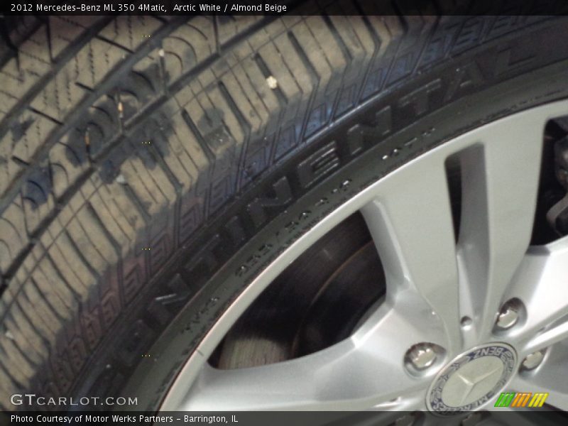 Arctic White / Almond Beige 2012 Mercedes-Benz ML 350 4Matic