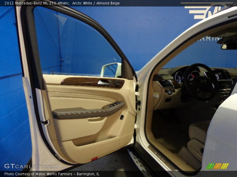 Arctic White / Almond Beige 2012 Mercedes-Benz ML 350 4Matic