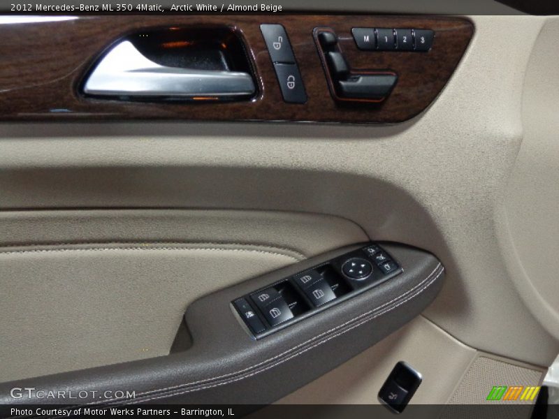 Arctic White / Almond Beige 2012 Mercedes-Benz ML 350 4Matic