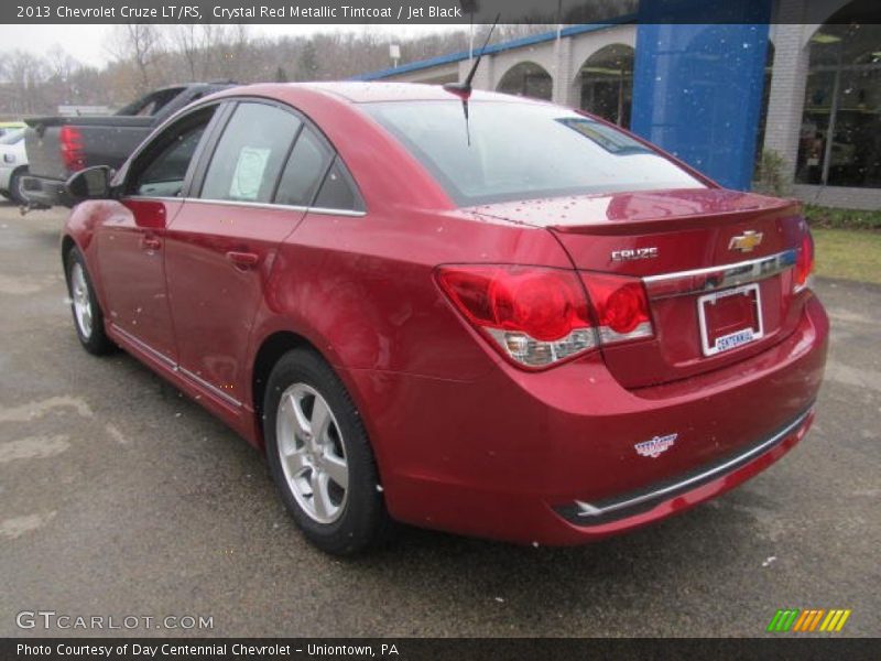 Crystal Red Metallic Tintcoat / Jet Black 2013 Chevrolet Cruze LT/RS