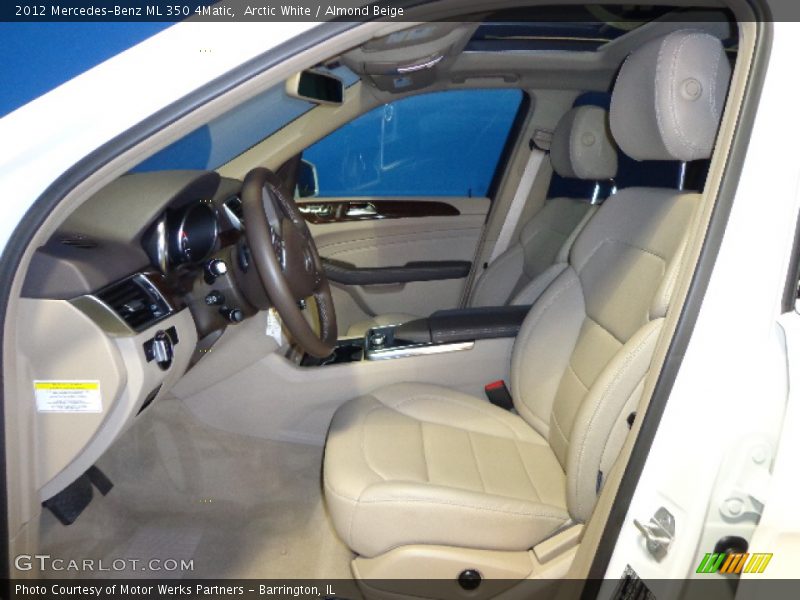 Arctic White / Almond Beige 2012 Mercedes-Benz ML 350 4Matic