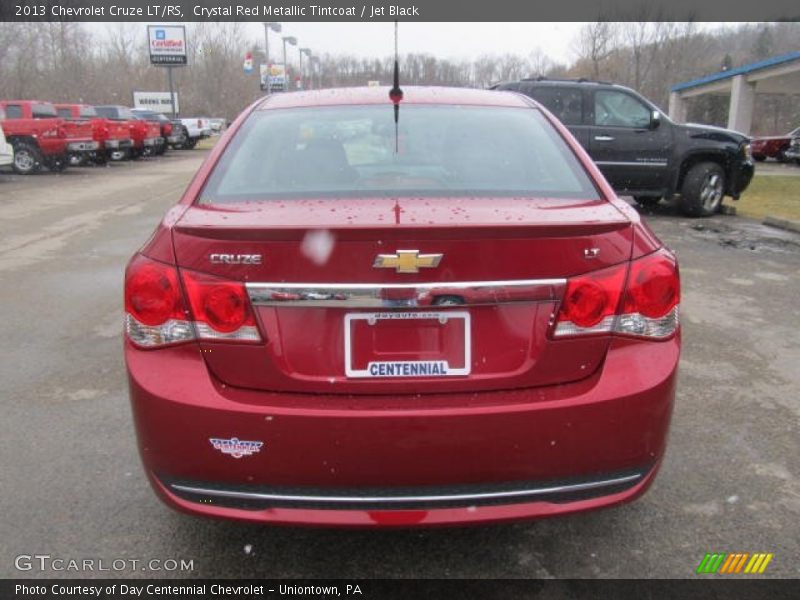 Crystal Red Metallic Tintcoat / Jet Black 2013 Chevrolet Cruze LT/RS