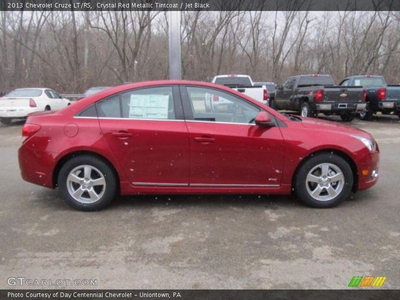Crystal Red Metallic Tintcoat / Jet Black 2013 Chevrolet Cruze LT/RS