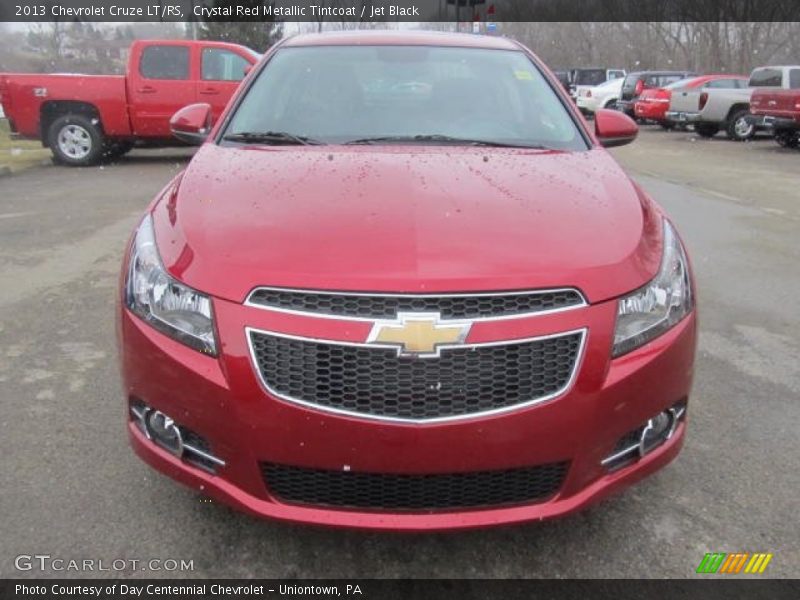 Crystal Red Metallic Tintcoat / Jet Black 2013 Chevrolet Cruze LT/RS