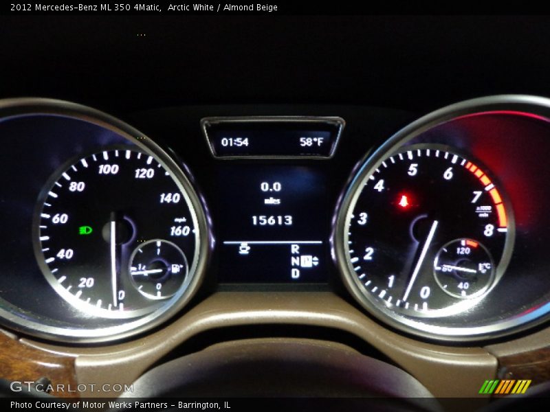 Arctic White / Almond Beige 2012 Mercedes-Benz ML 350 4Matic