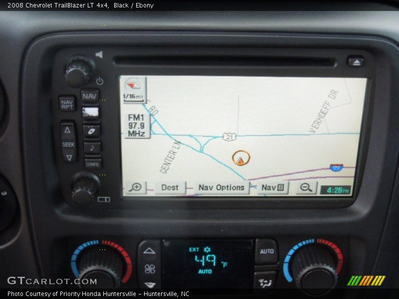 Navigation of 2008 TrailBlazer LT 4x4