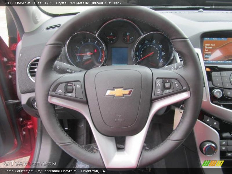 Crystal Red Metallic Tintcoat / Jet Black 2013 Chevrolet Cruze LT/RS