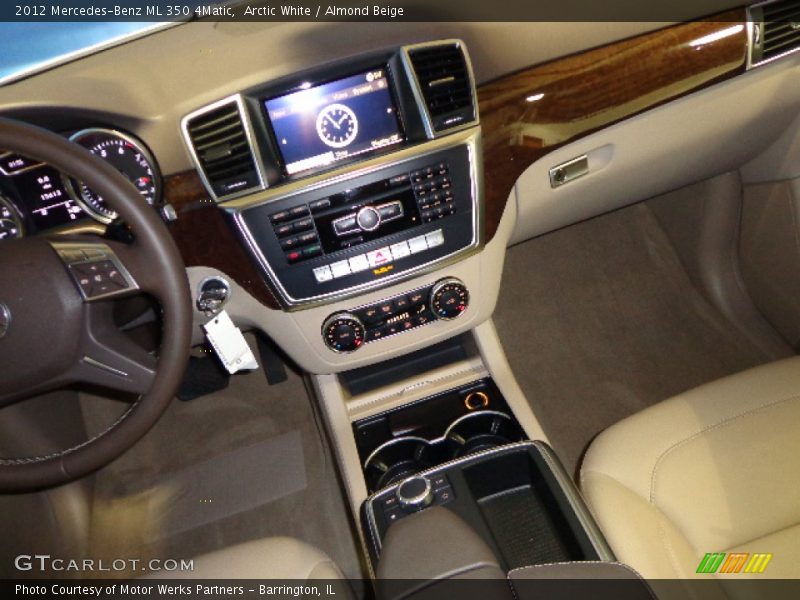 Arctic White / Almond Beige 2012 Mercedes-Benz ML 350 4Matic