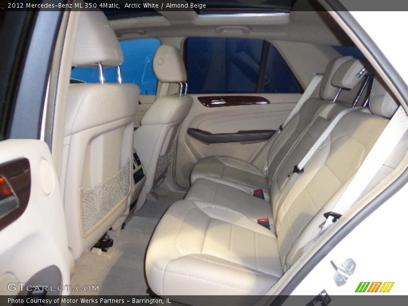 Arctic White / Almond Beige 2012 Mercedes-Benz ML 350 4Matic