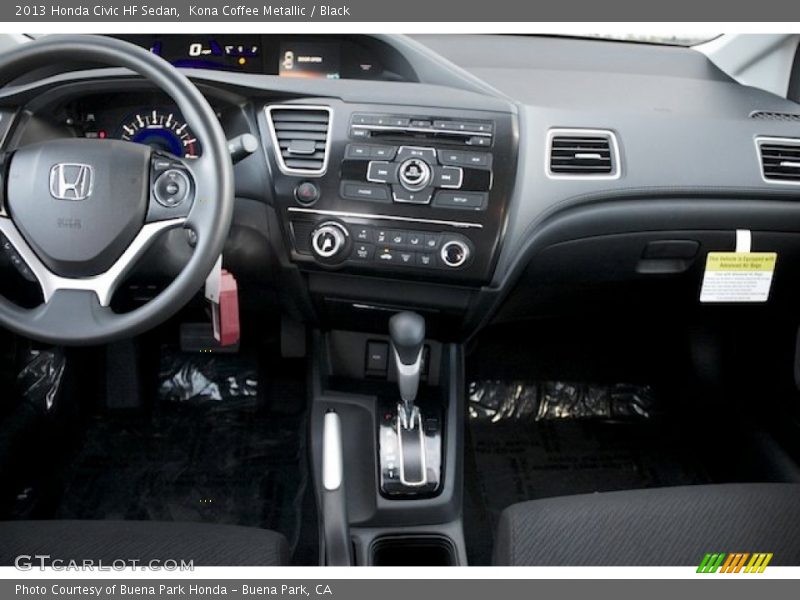 Kona Coffee Metallic / Black 2013 Honda Civic HF Sedan