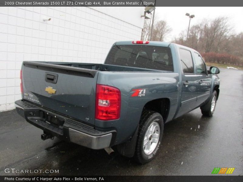 Blue Granite Metallic / Ebony 2009 Chevrolet Silverado 1500 LT Z71 Crew Cab 4x4