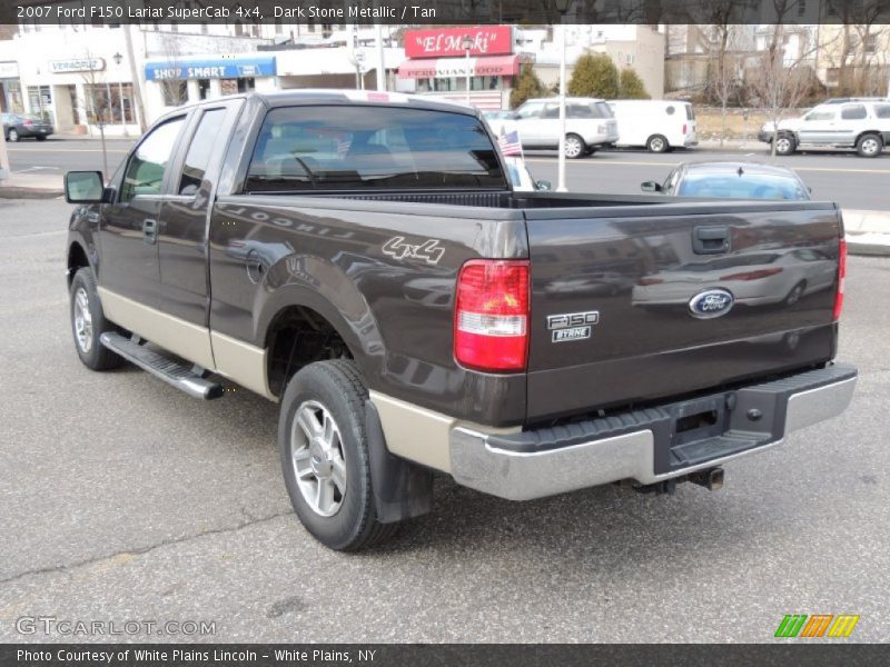 Dark Stone Metallic / Tan 2007 Ford F150 Lariat SuperCab 4x4