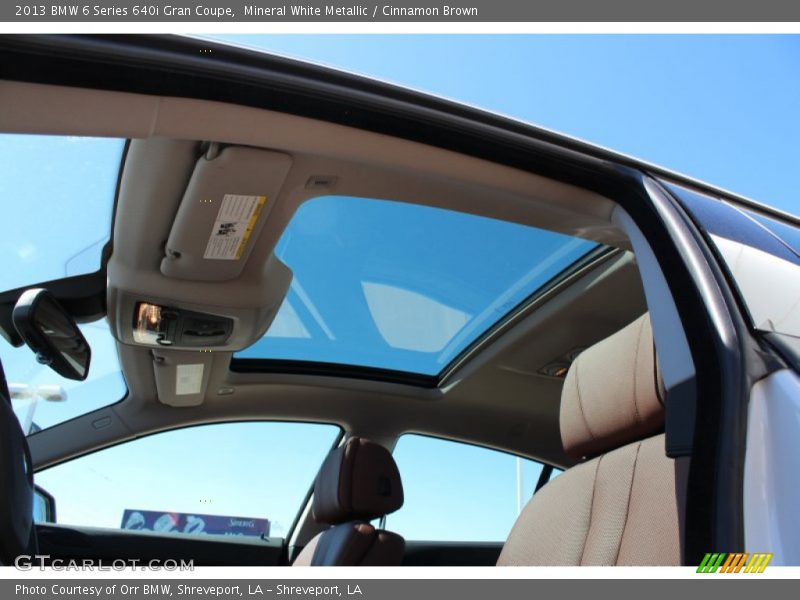 Sunroof of 2013 6 Series 640i Gran Coupe