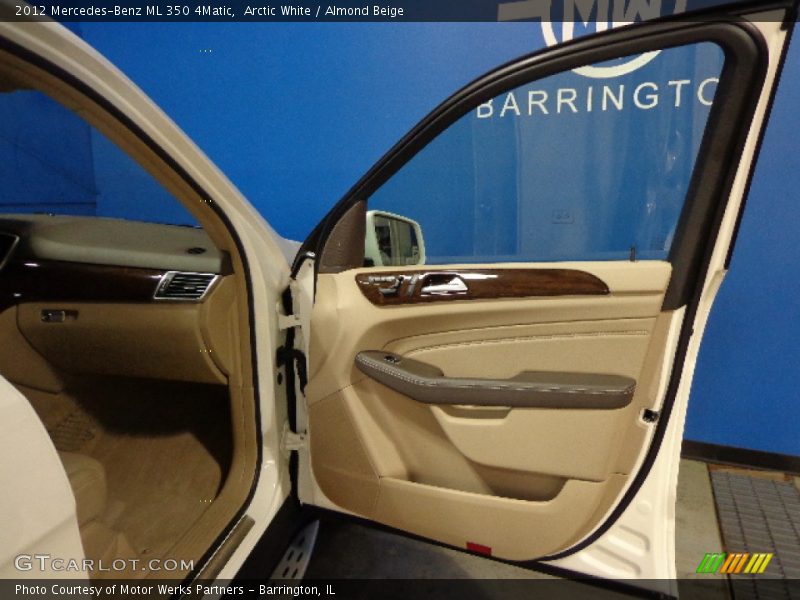 Arctic White / Almond Beige 2012 Mercedes-Benz ML 350 4Matic