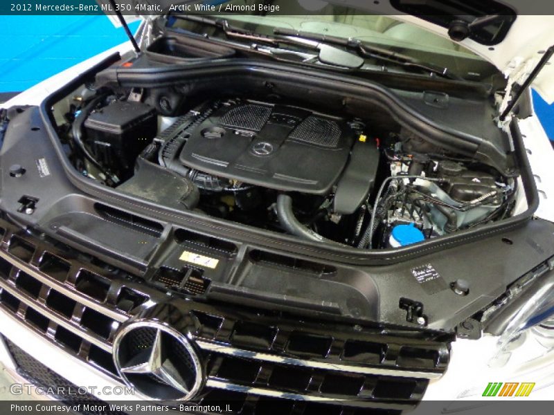Arctic White / Almond Beige 2012 Mercedes-Benz ML 350 4Matic