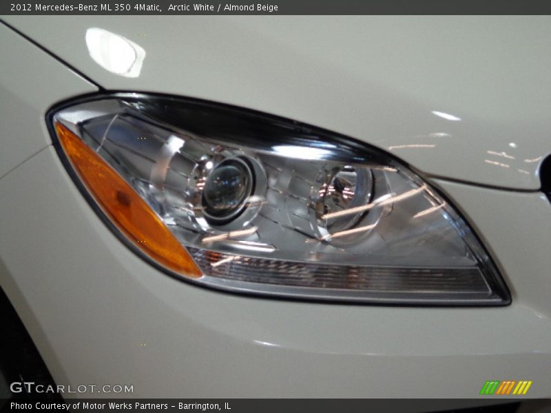 Arctic White / Almond Beige 2012 Mercedes-Benz ML 350 4Matic