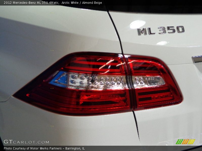 Arctic White / Almond Beige 2012 Mercedes-Benz ML 350 4Matic