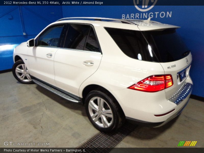 Arctic White / Almond Beige 2012 Mercedes-Benz ML 350 4Matic