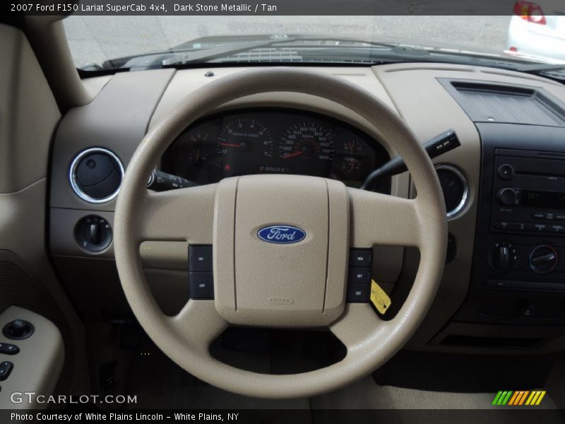 Dark Stone Metallic / Tan 2007 Ford F150 Lariat SuperCab 4x4