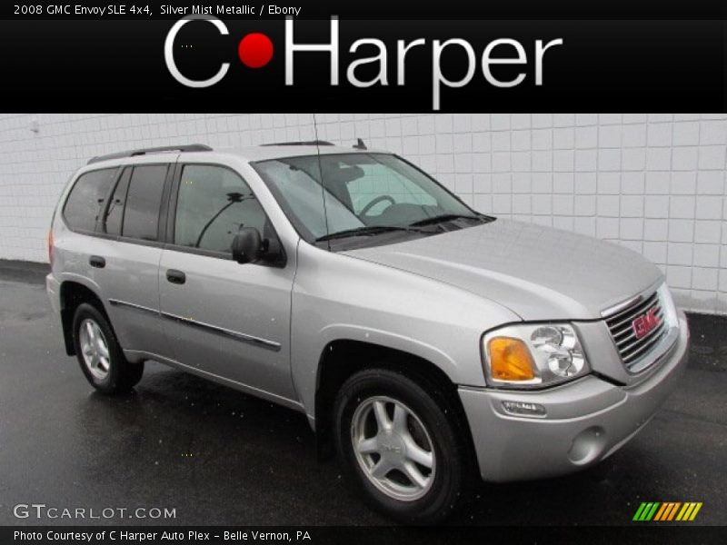 Silver Mist Metallic / Ebony 2008 GMC Envoy SLE 4x4