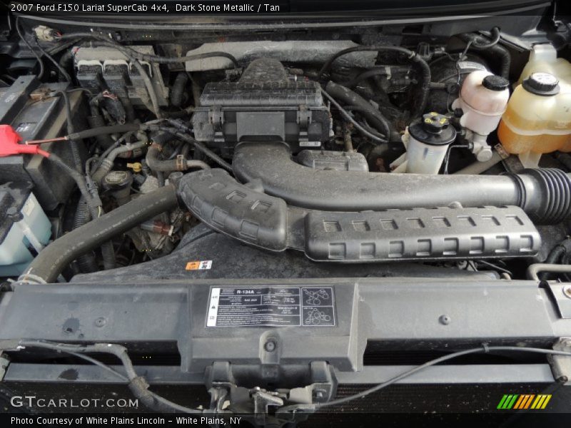 Dark Stone Metallic / Tan 2007 Ford F150 Lariat SuperCab 4x4