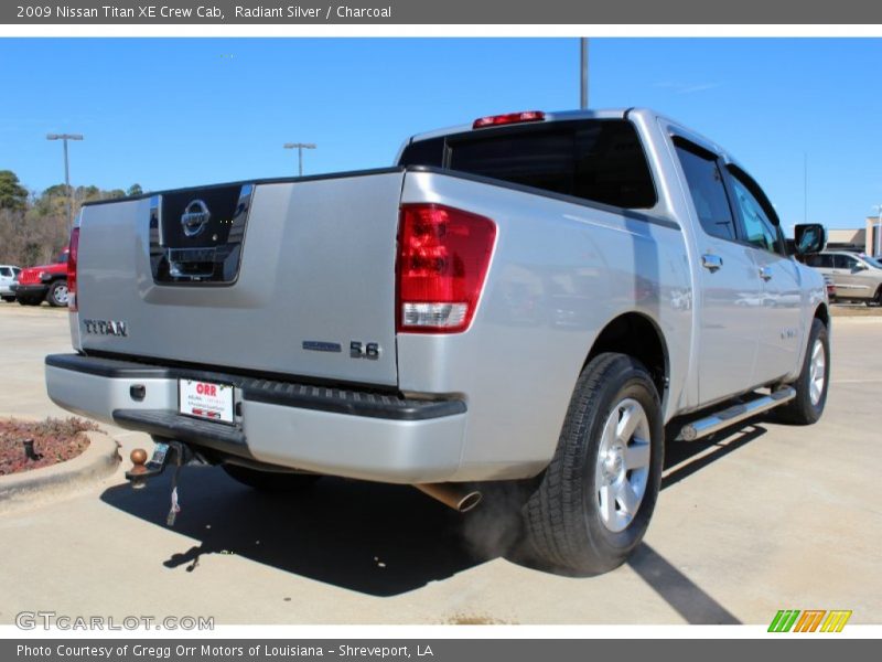 Radiant Silver / Charcoal 2009 Nissan Titan XE Crew Cab