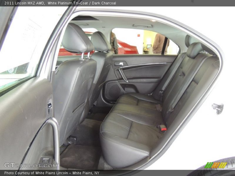 White Platinum Tri-Coat / Dark Charcoal 2011 Lincoln MKZ AWD