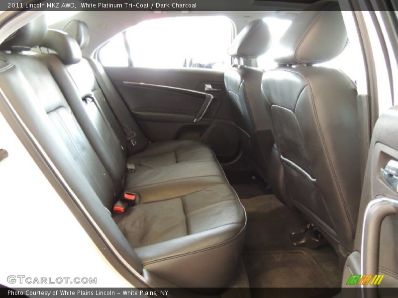 White Platinum Tri-Coat / Dark Charcoal 2011 Lincoln MKZ AWD
