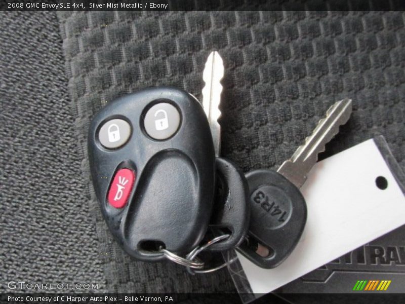 Silver Mist Metallic / Ebony 2008 GMC Envoy SLE 4x4