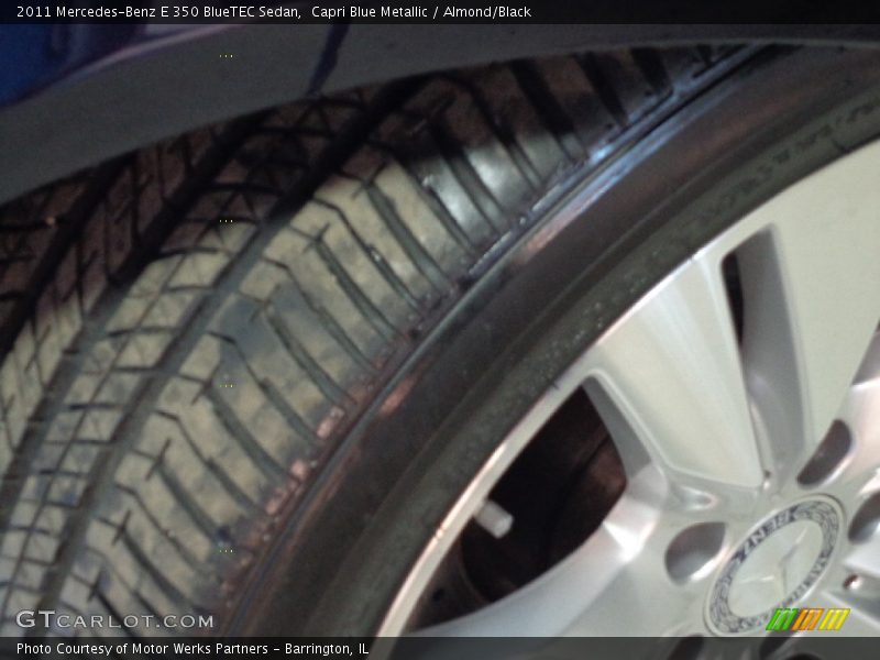 Capri Blue Metallic / Almond/Black 2011 Mercedes-Benz E 350 BlueTEC Sedan