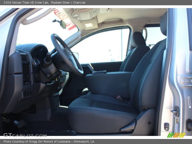 Radiant Silver / Charcoal 2009 Nissan Titan XE Crew Cab