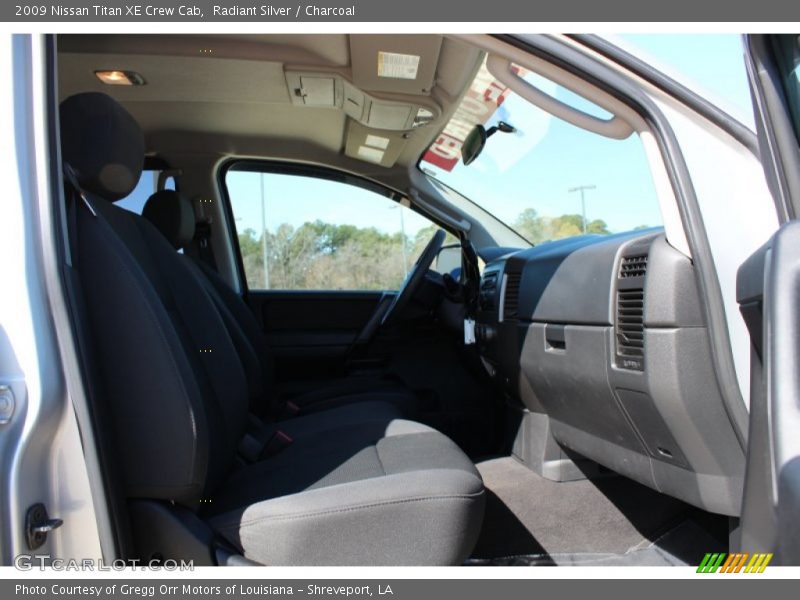Radiant Silver / Charcoal 2009 Nissan Titan XE Crew Cab
