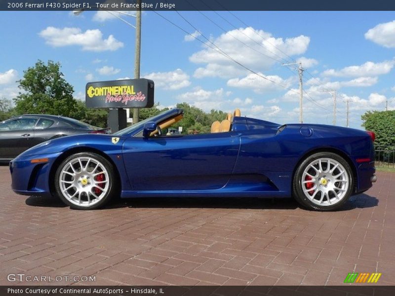  2006 F430 Spider F1 Tour de France Blue