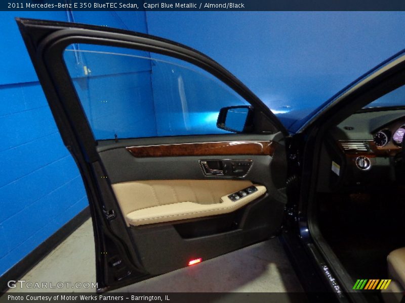 Capri Blue Metallic / Almond/Black 2011 Mercedes-Benz E 350 BlueTEC Sedan