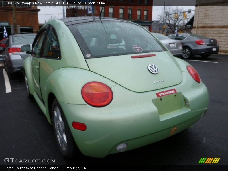 Green / Black 2000 Volkswagen New Beetle GLX 1.8T Coupe
