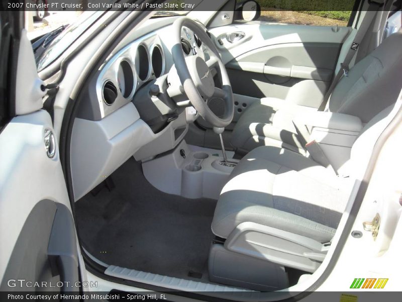 Cool Vanilla White / Pastel Slate Gray 2007 Chrysler PT Cruiser