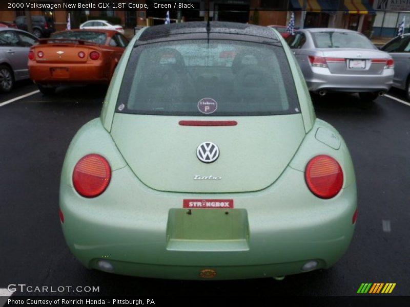 Green / Black 2000 Volkswagen New Beetle GLX 1.8T Coupe
