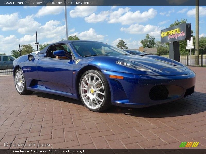 Front 3/4 View of 2006 F430 Spider F1