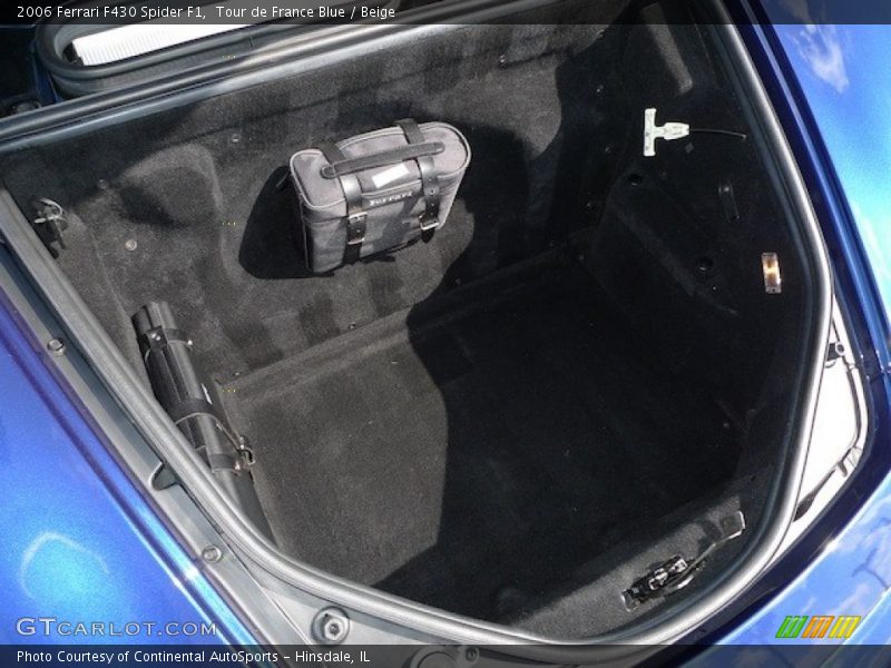  2006 F430 Spider F1 Trunk