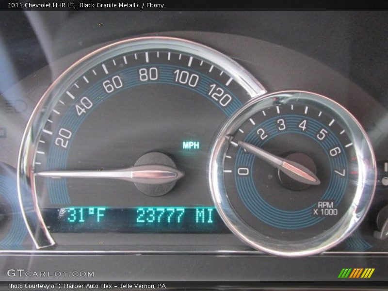 Black Granite Metallic / Ebony 2011 Chevrolet HHR LT