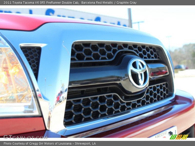 Barcelona Red Metallic / Graphite Gray 2011 Toyota Tacoma V6 SR5 PreRunner Double Cab